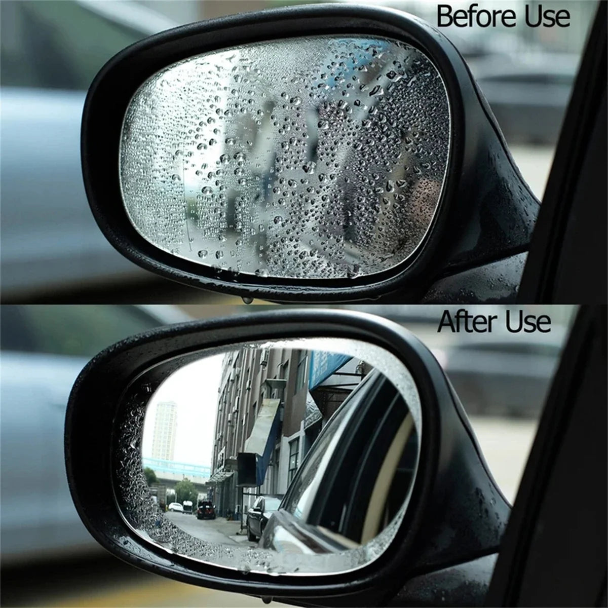 4pcs/set Car Rearview Mirror Rainproof Film | Side Windows Rainproof Tape MyPetiteCar.com