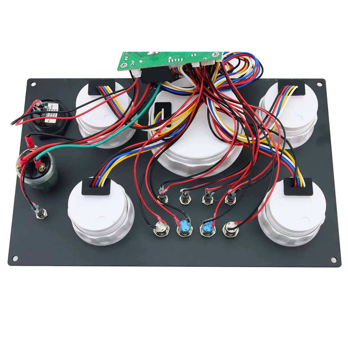 Car Boat Diesel Engine 5 Gauge Instrument Panel Set | GPS Speedometer Tachometer Fuel Oil Pressure Volt MyPetiteCar.com