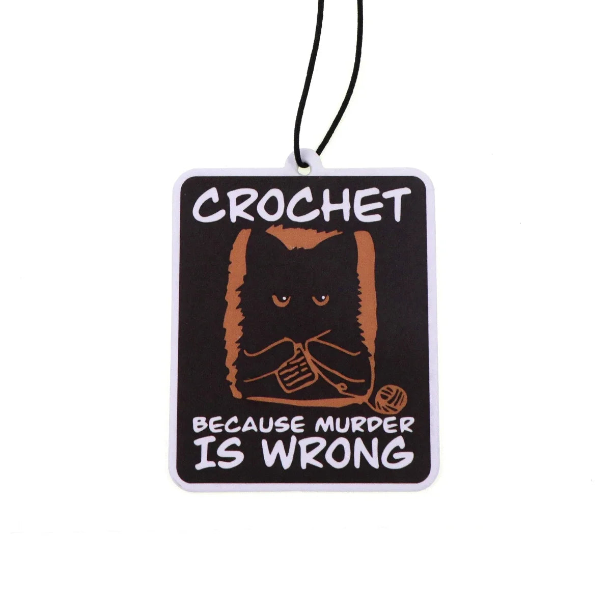 Raccoon Quotes Fragrant Paper Car Air Freshener | Solid Perfume Hanging for Home and Auto