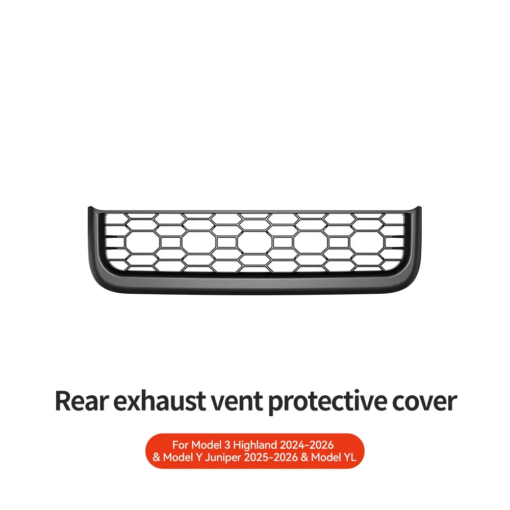 YZ Tesla Model 3/Y/Highland/Juniper Rear Console Air Vent Cover | Interior Dust Protection MyPetiteCar.com