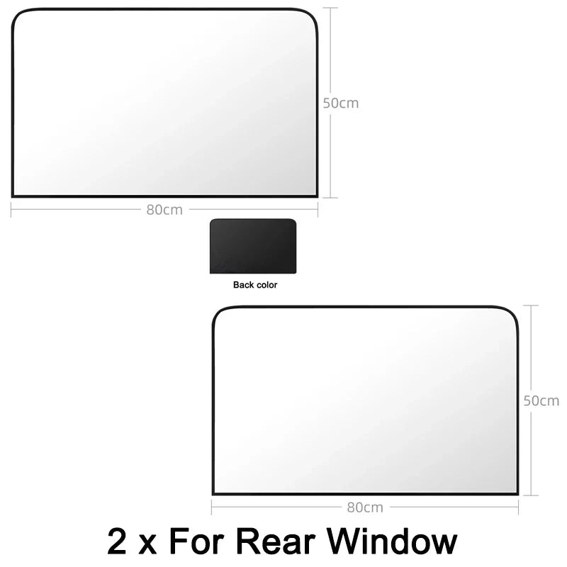 Car Side Window Sun Shade | Magnetic UV Protection Curtains for Privacy and Heat Reduction MyPetiteCar.com