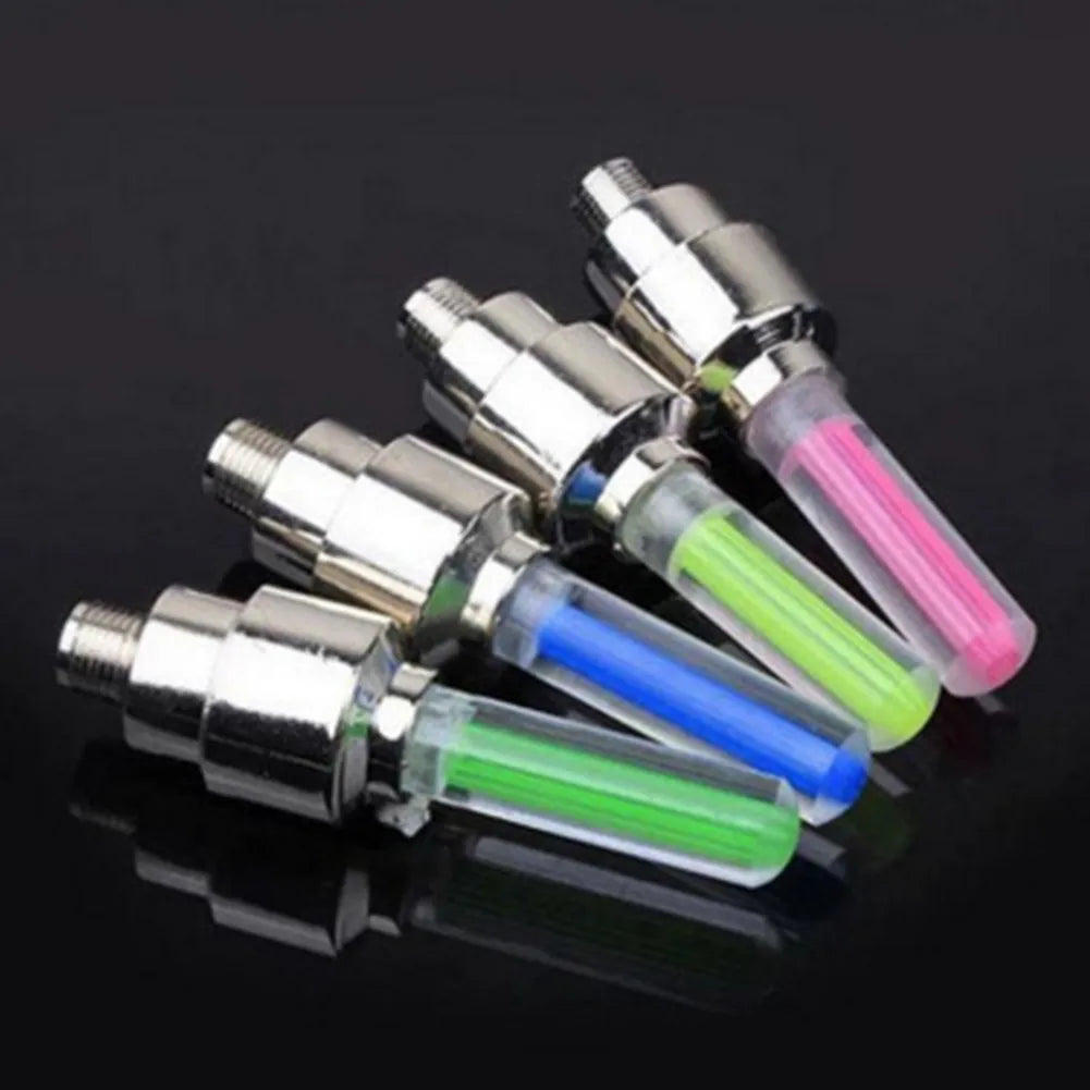 LED Valve Stem Cap Light | Motion-Activated Wheel Tire Light for Bike Car Motorcycle MyPetiteCar.com