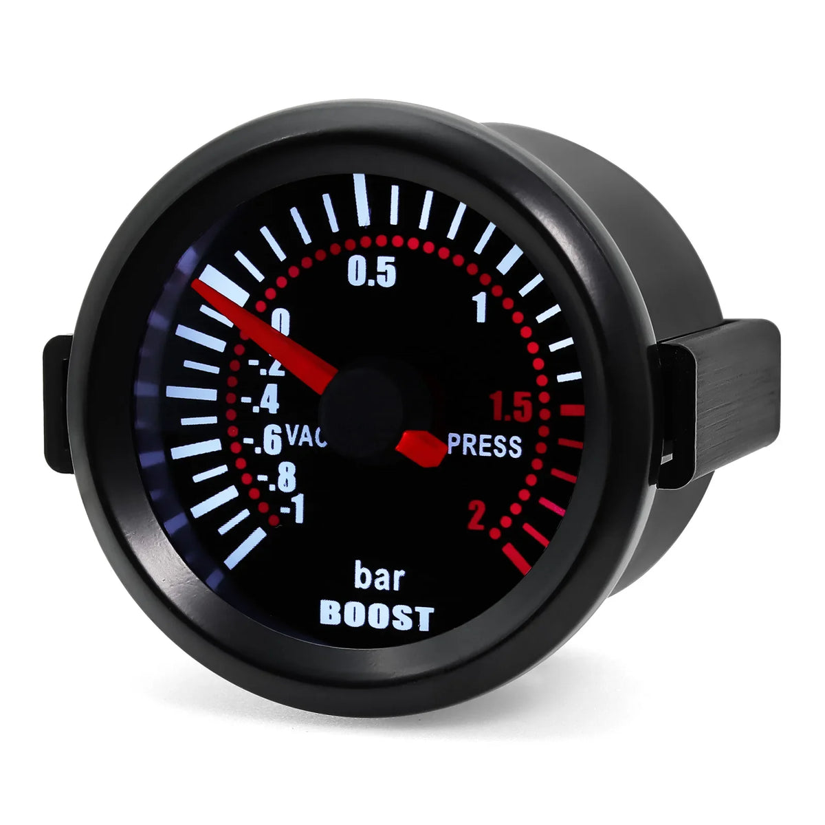 52mm 12V Turbo Boost Gauge | LED Smoke Lens Car Gauge MyPetiteCar.com