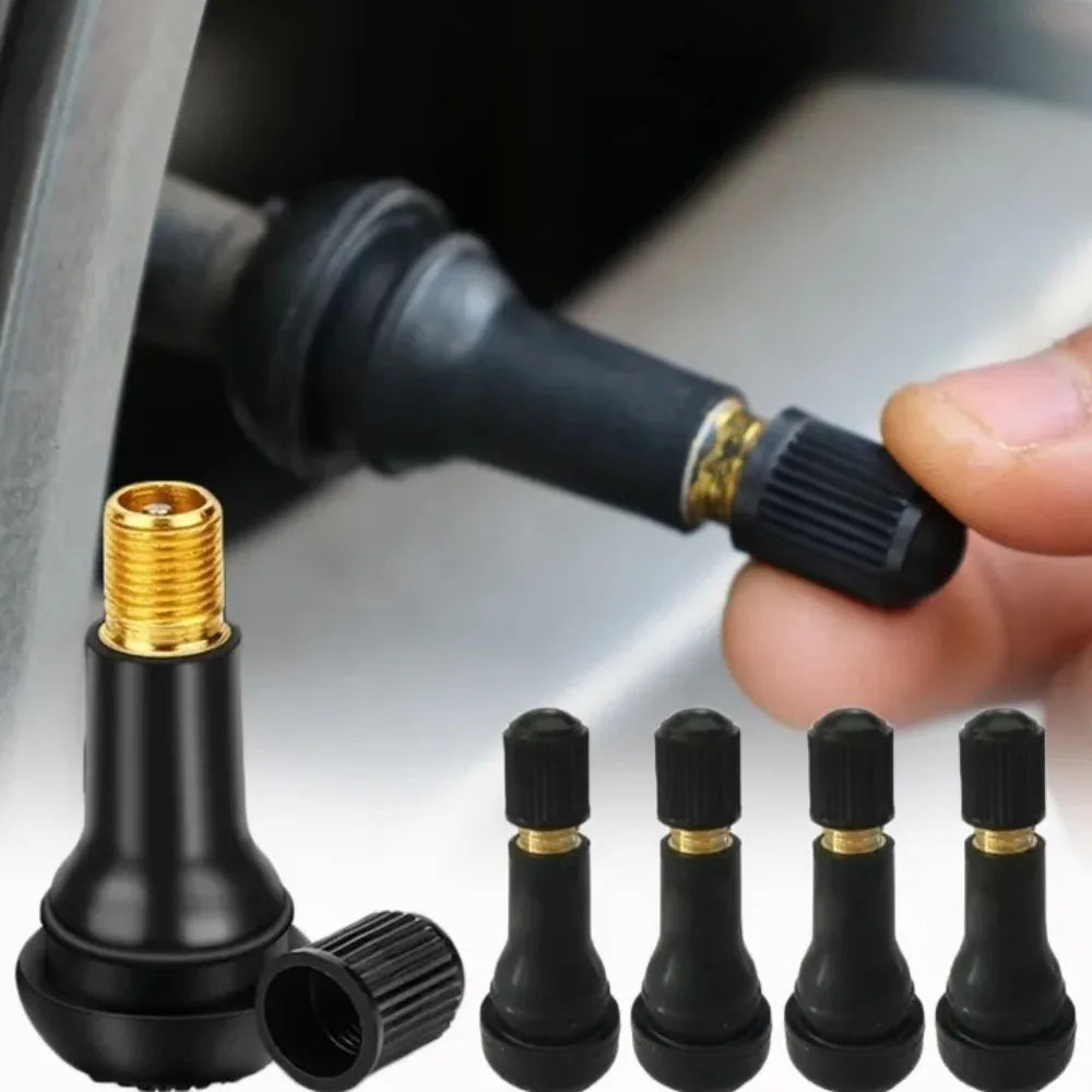 TR413 Tire Air Nozzle Valve Stem Set | 10 or 25 Pack Rubber Snap-in Car Accessories MyPetiteCar.com
