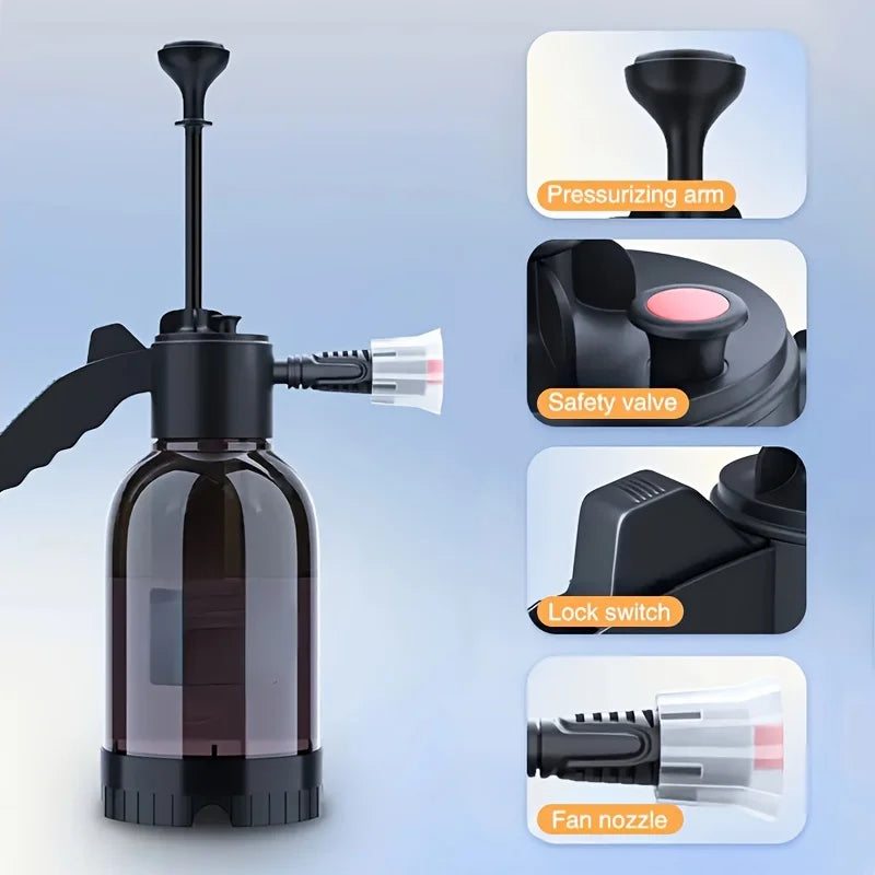 2L Multi-purpose Handheld Car Wash Foam Sprayer | Auto Cleaning Tool for Cars Motorcycles Bikes