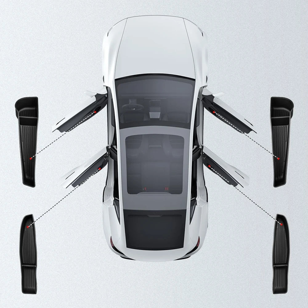 USVOTOV Car Door Side Storage Box | Tesla Model Y 2025 2026 Juniper Model 3 Accessories