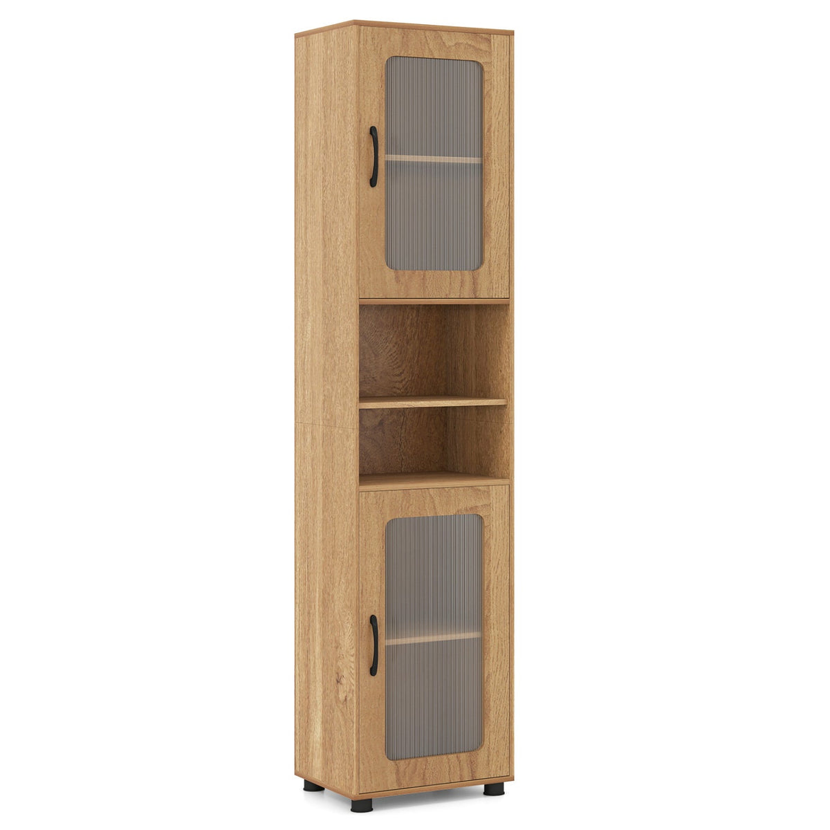 Tall Bathroom Storage Cabinet 67 Inches Freestanding Storage Organizer