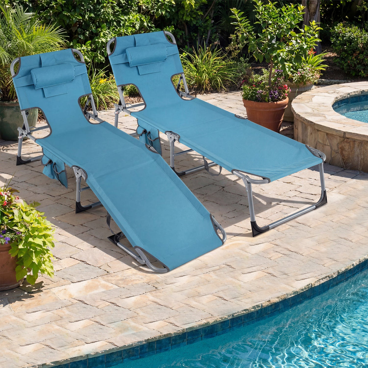 Tanning Chair with Face Arm Holes Folding Chair DirectDeals