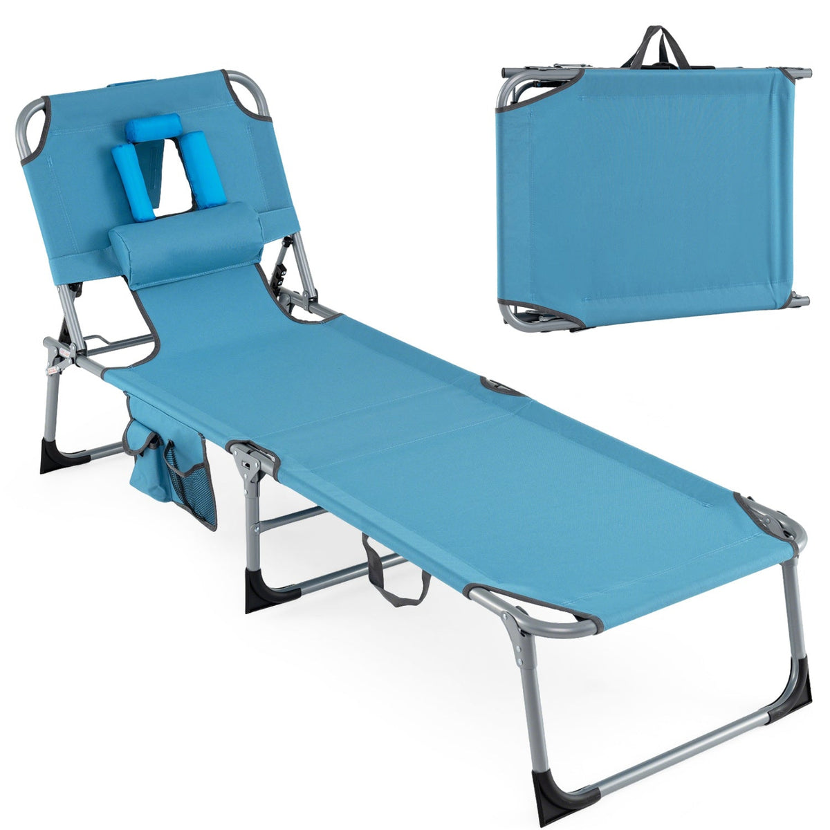 Tanning Chair with Face Arm Holes Folding Chair DirectDeals