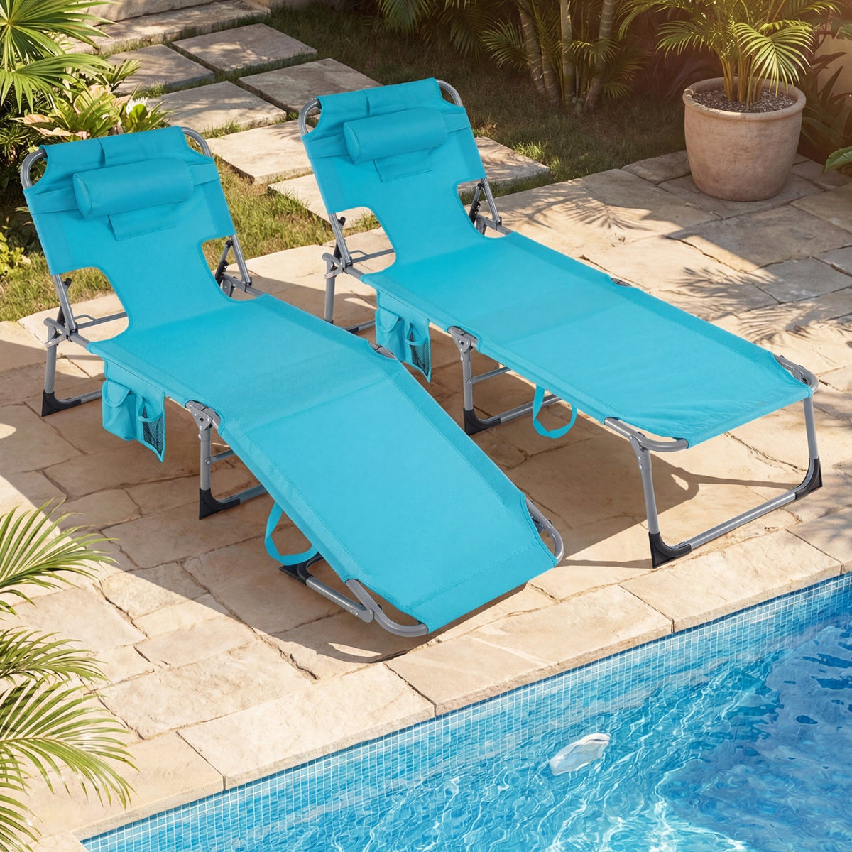 Tanning Chair with Face Arm Holes Folding Chair DirectDeals