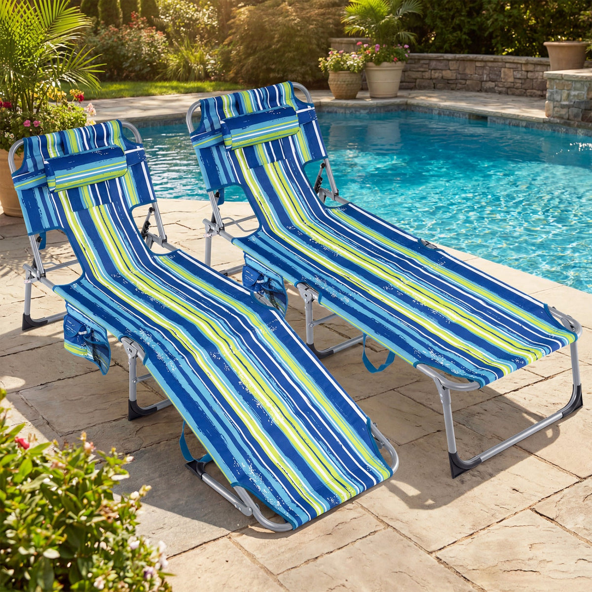 Tanning Chair with Face Arm Holes Folding Chair DirectDeals
