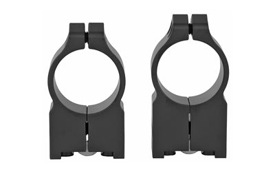 Warne Fixed Ring Set |  Fits Ruger M77 |  1" High |  Matte Finish Atomic Defense