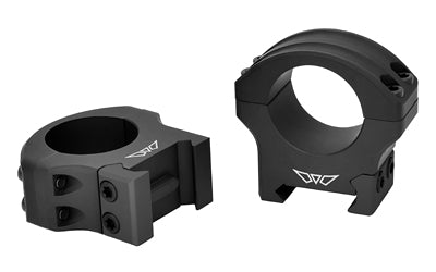 Warne HyperLite Rings |  1" Low |  Matte Finish |  Black Atomic Defense