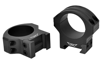 Warne HyperLite Rings |  1" Low |  Matte Finish |  Black Atomic Defense