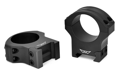 Warne HyperLite Rings |  1" Low |  Matte Finish |  Black Atomic Defense