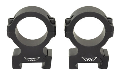 Warne Vapor Horizontal |  30mm |  High Rings |  Matte Finish |  Black |  Fits Picatinny Atomic Defense