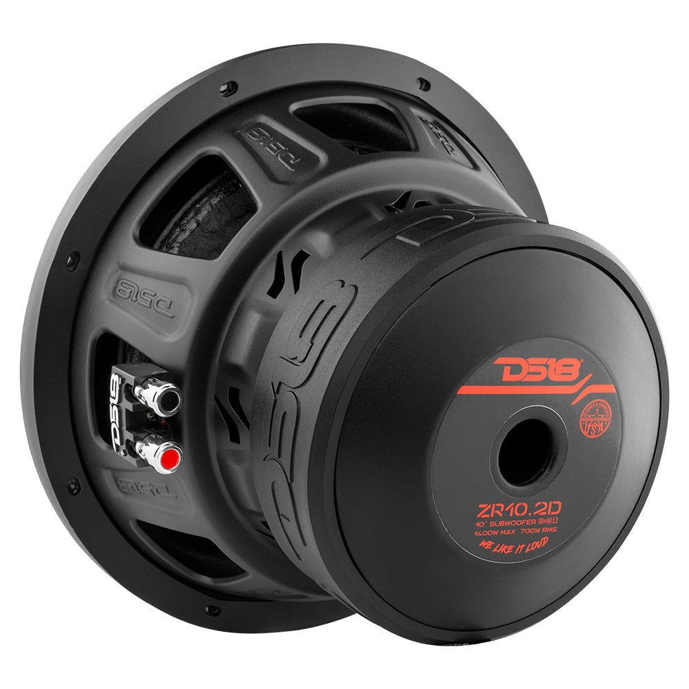ZR 10" Subwoofer 700 Watts Rms DVC  2-Ohm DS18