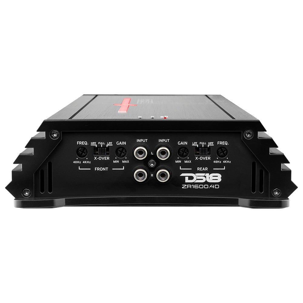 ZR 4-Channel Class D Amplifier 4 x 400 Watts Rms @ 4-ohm DS18