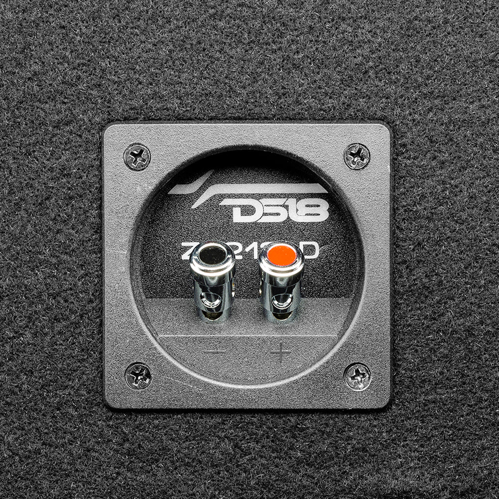 Dual 12" Loaded Subwoofer Ported Enclosure With ZR12.2 1600 Watts Rms DS18