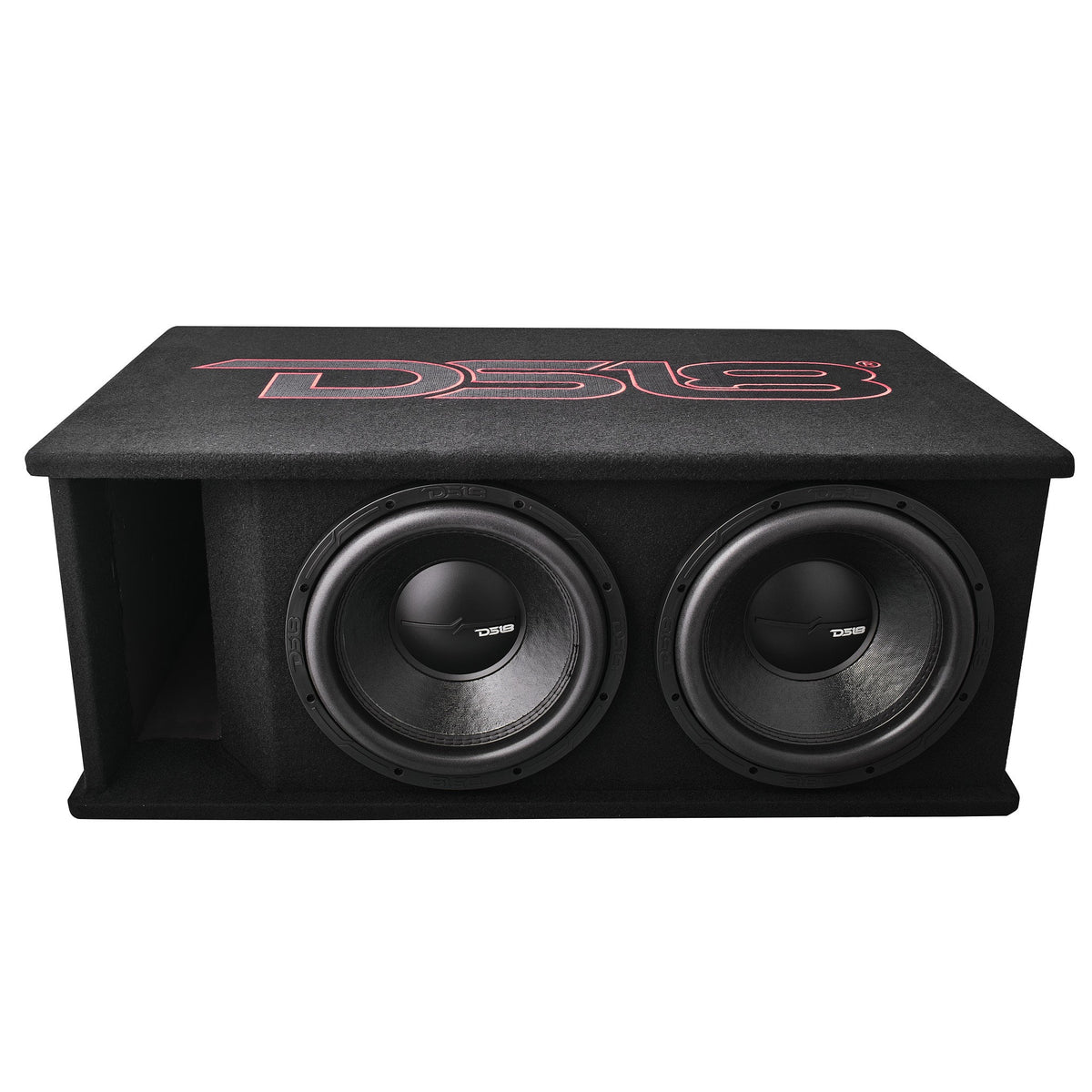 Dual 12" Loaded Subwoofer Ported Enclosure With ZR12.2 1600 Watts Rms DS18