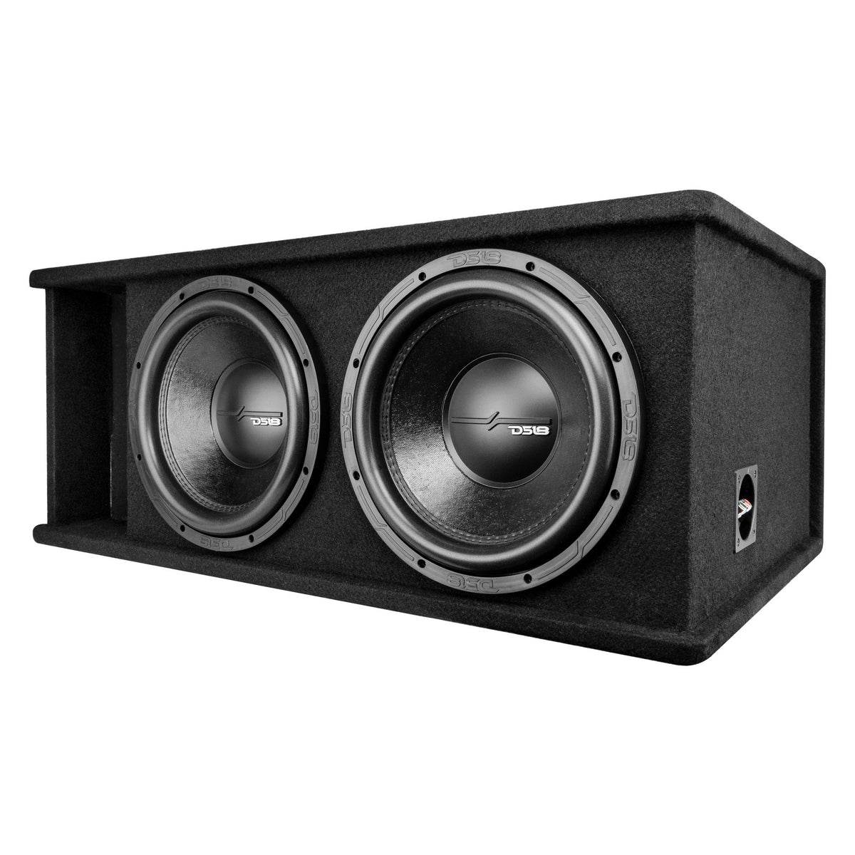Dual 12" Loaded Subwoofer Ported Enclosure With ZR12.2 1600 Watts Rms DS18