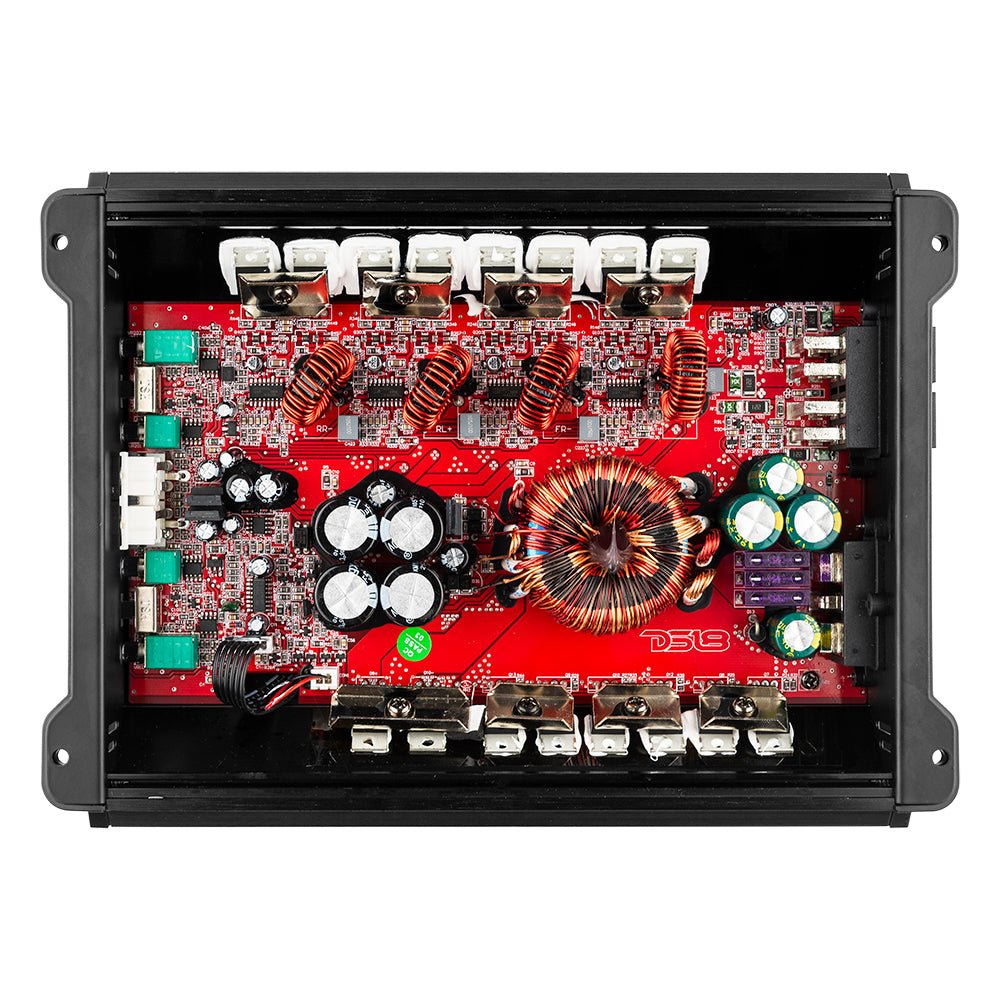 ZR 4-Channel Class D Amplifier 4 x 200 Watts Rms @ 4-ohm DS18