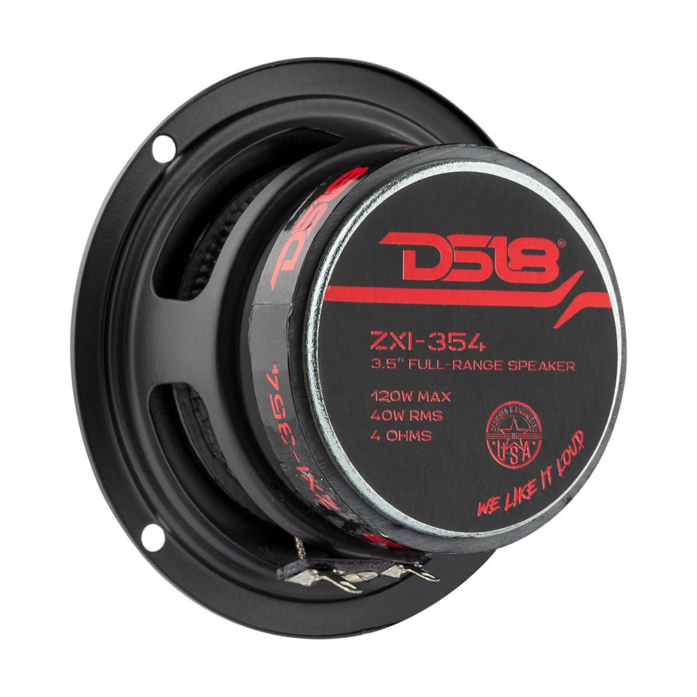 ZXI 3.5" Full-Range Speakers with Kevlar Cone | 40 Watts RMS 4-Ohm DS18