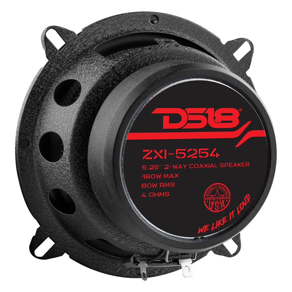 ZXI 5.25" 2-Way Coaxial Speakers with Kevlar Cone | 60 Watts RMS 4-Ohm DS18