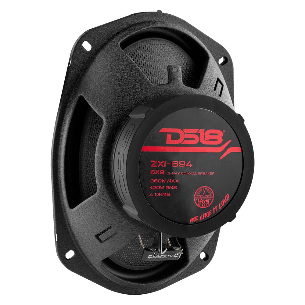 ZXi 6x9" 2-Way Coaxial Speakers with Kevlar Cone | 120W RMS 4-Ohm DS18