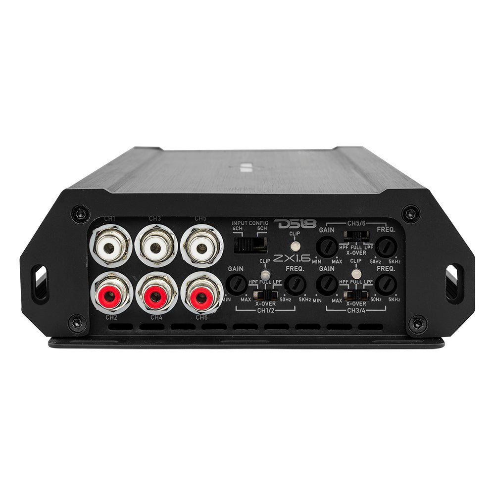 ZXI 6-Channel Class D Amplifier 6 x 200 Watts Rms @ 4-Ohm DS18