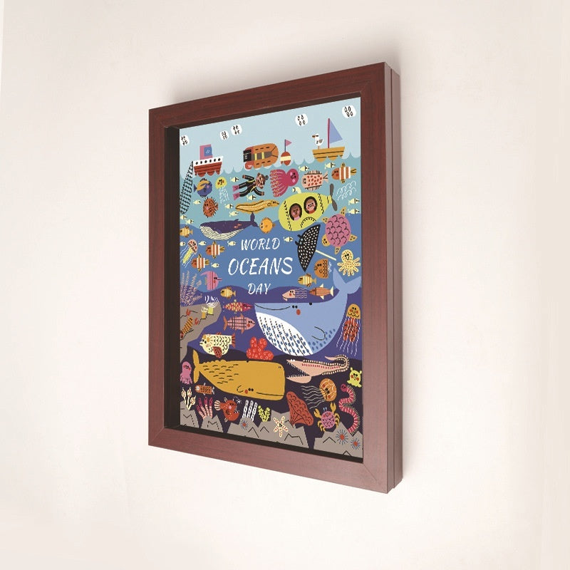 A4 Children's Painting Storage Frame DiyKidsArt Magnetic Picture Frame My Store
