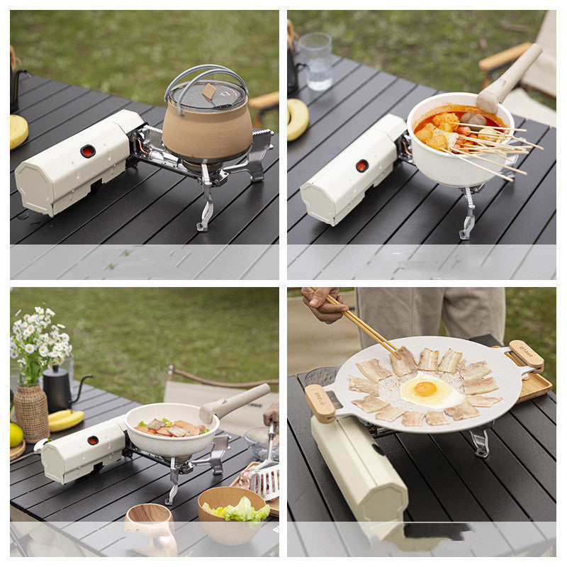 Portable Camping Gas Stove Folding Grill Cooker