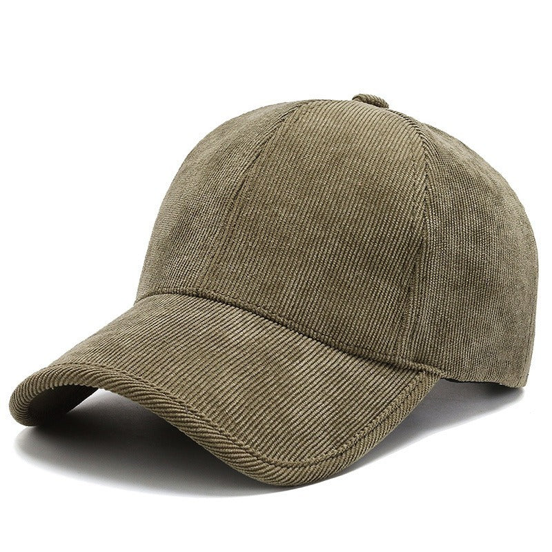 Four Seasons Corduroy Baseball Cap Casual All-matching