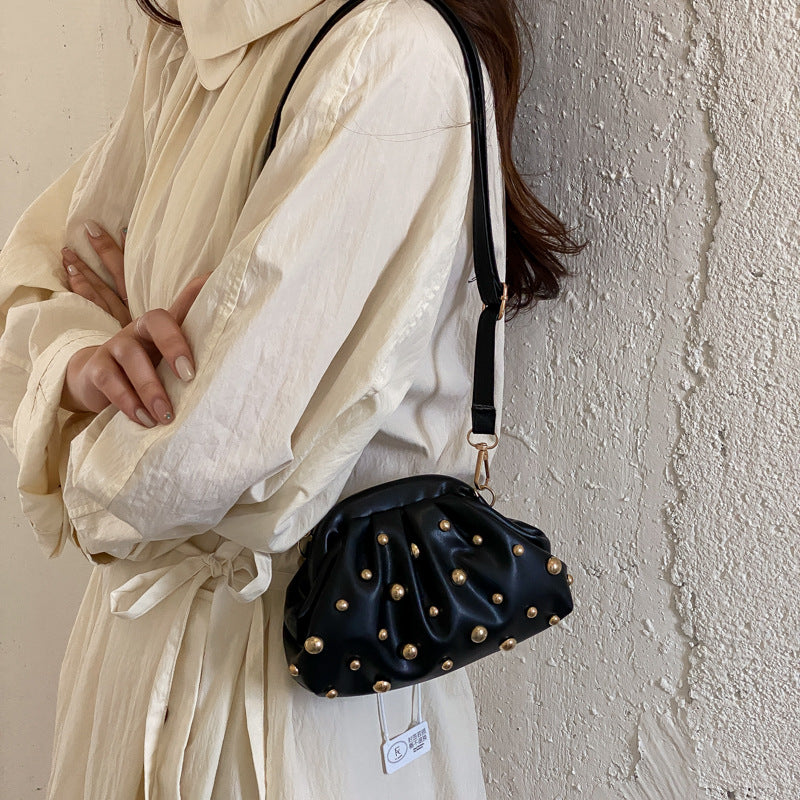 Retro Casual New-style Studded Crossbody Bag