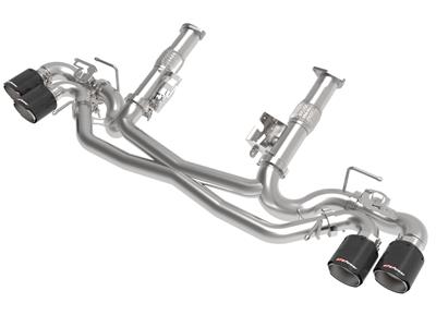 AFE Power Exhaust Systems, MACH Force XP, Cat-Back, Stainless Steel, Brushed, Split Rear, No - 4934124NMC Vinyasa Automotive