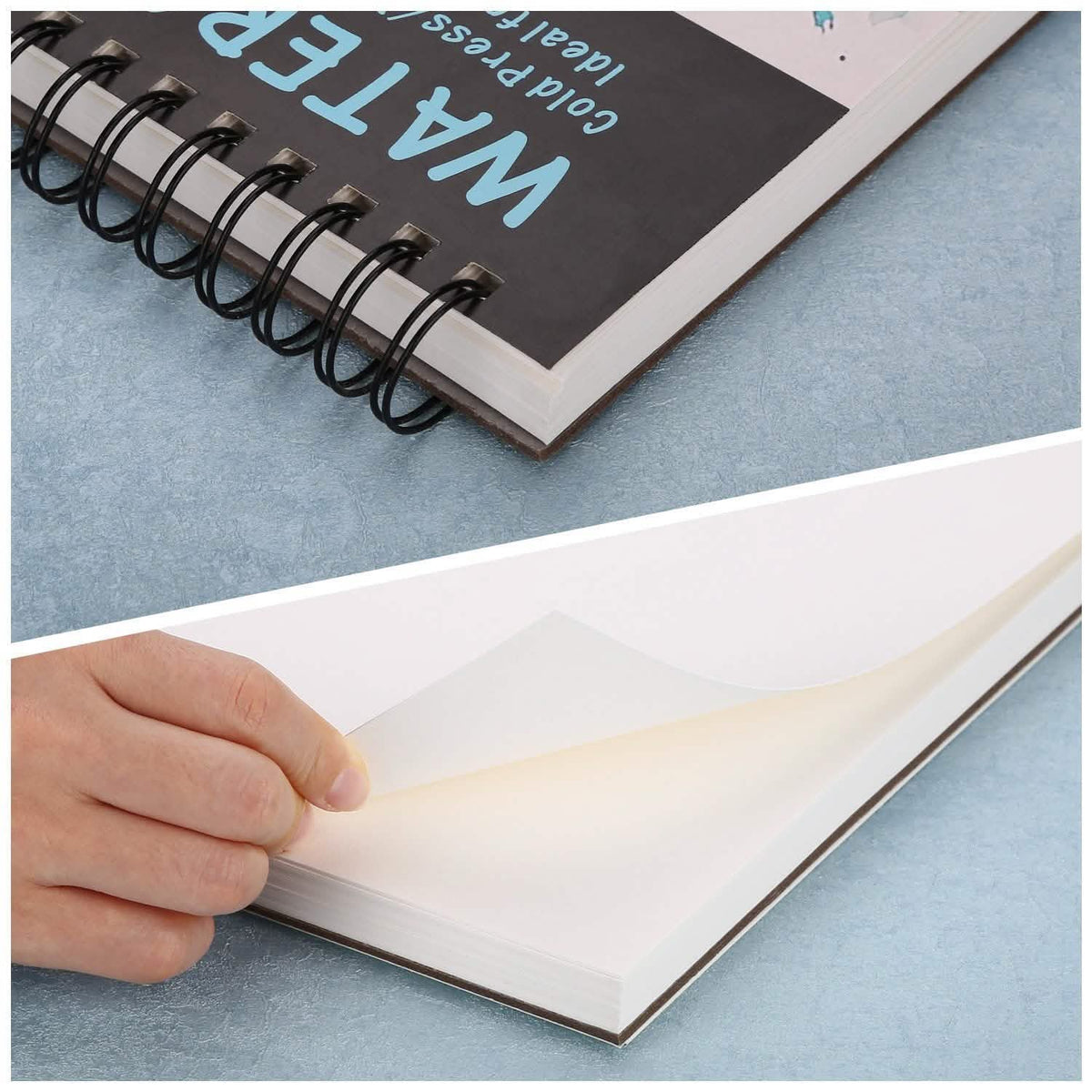 AGPtEk 12 inches 35 Sheets Watercolor Paper Pad