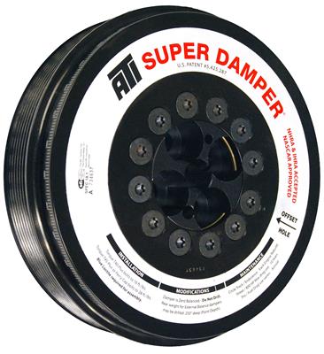 ATI Performance Products Harmonic Balancer, Super Damper, Internal Balance, Steel, Dodge, Cummins - 917374 Vinyasa Automotive