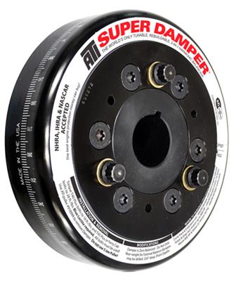 ATI Performance Products Harmonic Balancer, Super Damper, Internal Balance, Steel, Black, Chevy - 917782 Vinyasa Automotive
