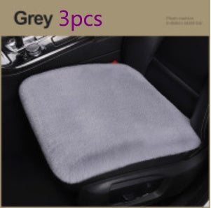 Car Seat Winter Plush Single Seat Square Cushion