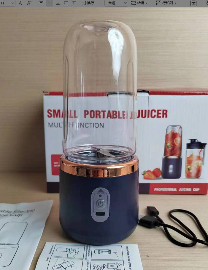 6-Blade Portable USB Blender