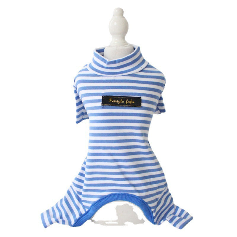 Cotton Eight-color Striped Pet Leggings