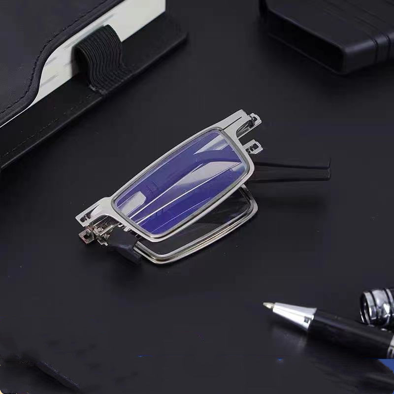 Portable Reading Glasses HD Folding Anti-Blue Light Radiation