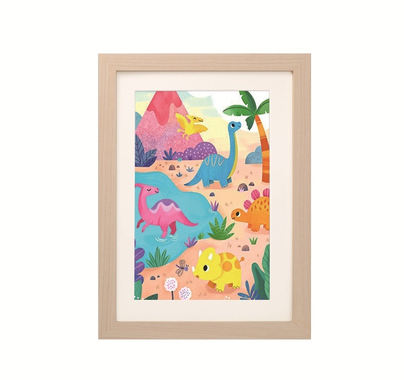 A4 Children's Painting Storage Frame DiyKidsArt Magnetic Picture Frame My Store