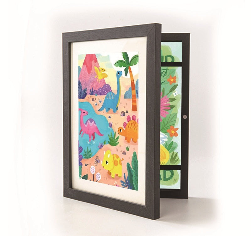 A4 Children's Painting Storage Frame DiyKidsArt Magnetic Picture Frame My Store