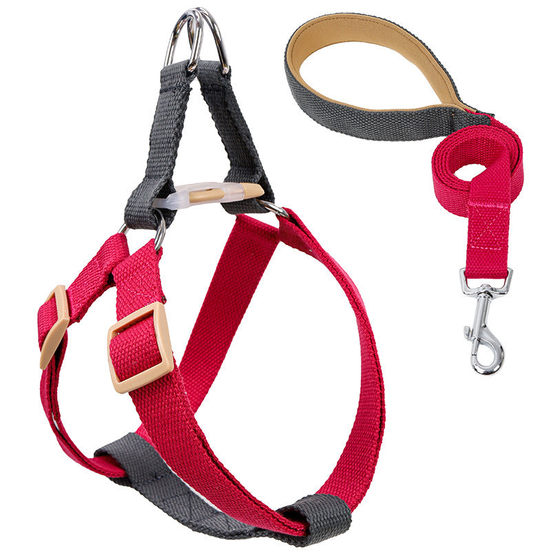 Color Pet Drawstring Leash Vest-style Dog Leash My Store