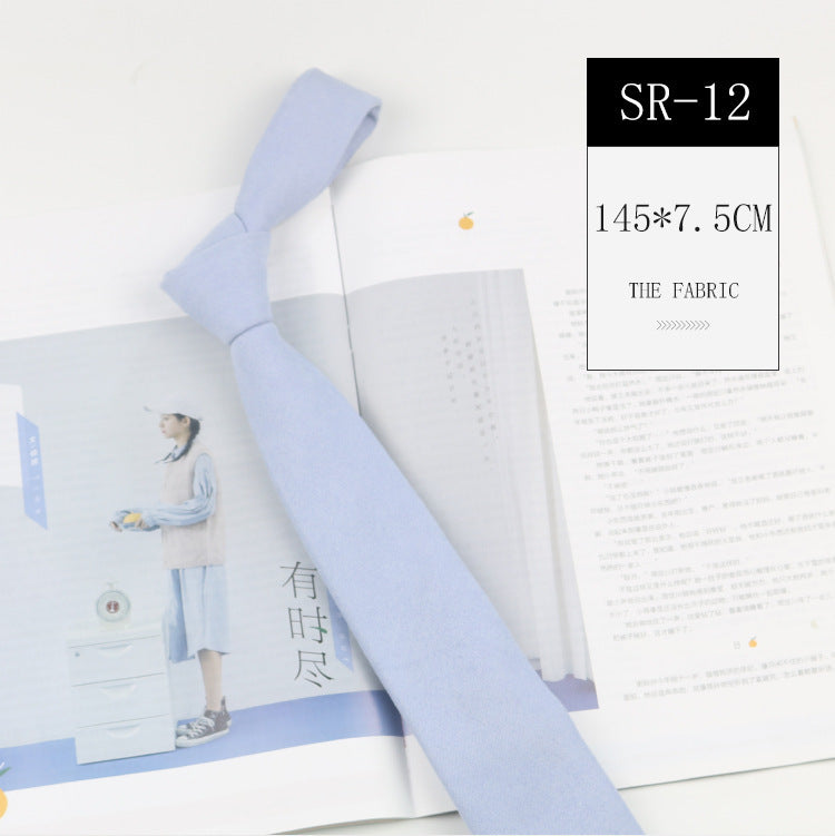 Korean Style Casual Suede Macaron 7cm Hand Tie