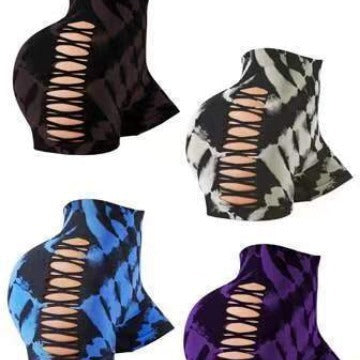 Tie-dye Yoga Bum Lift Shorts