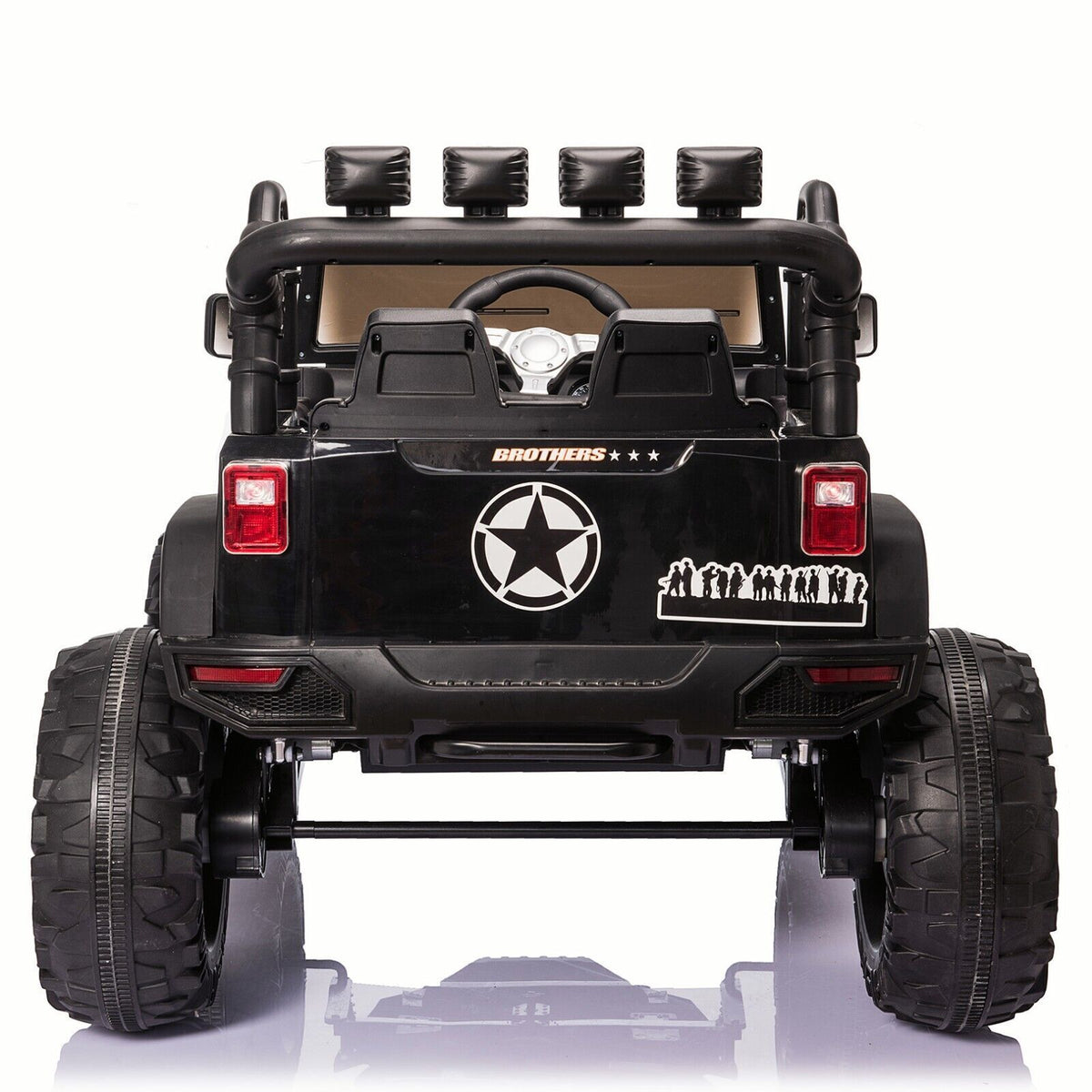 Bluetooth Remote Control 24V Electric Kids Ride On Jeep with USB - Made in the USA