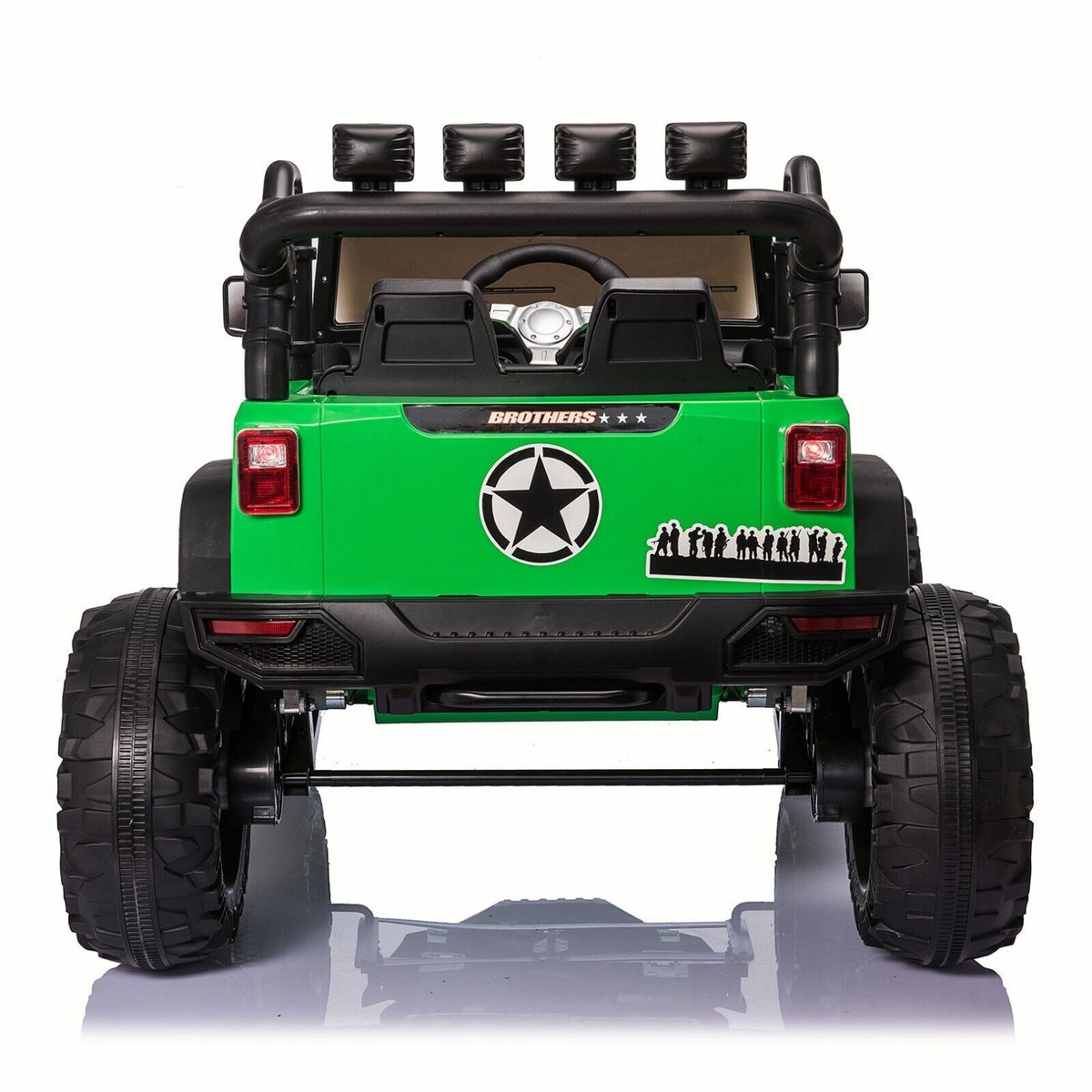 Bluetooth Remote Control 24V Electric Kids Ride On Jeep with USB - Made in the USA