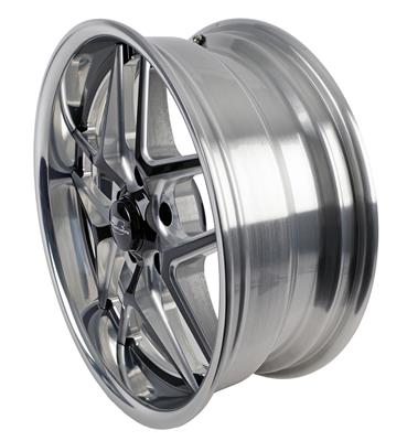 Billet Specialties TEC 5 Black Machined Wheels with Polished Lip - S2650 Vinyasa Automotive